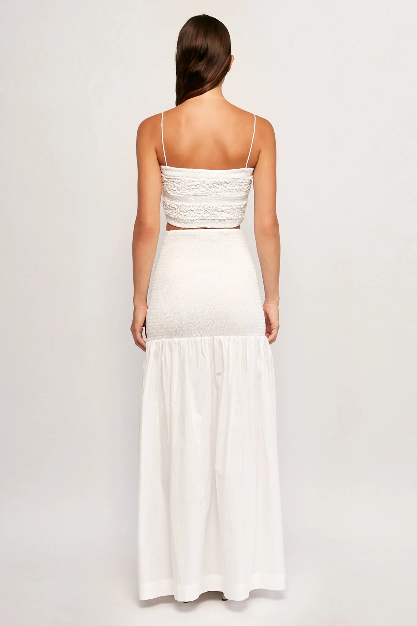 Mottled Crop | Hip Hugging Maxi