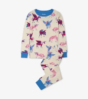 Mystical Unicorns Organic Cotton Pajama Set
