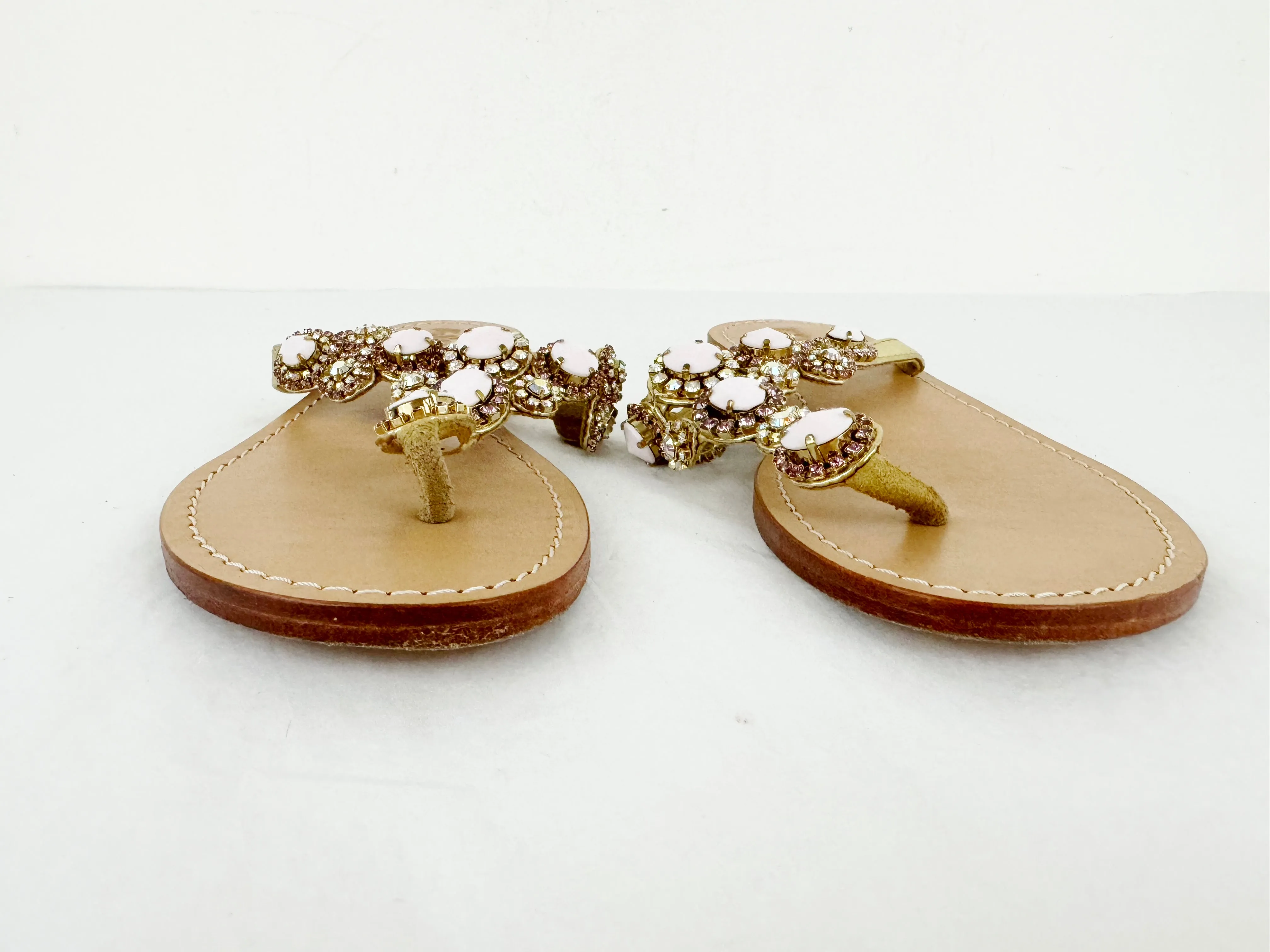 Mystique Jeweled Flip-Flops Size 8