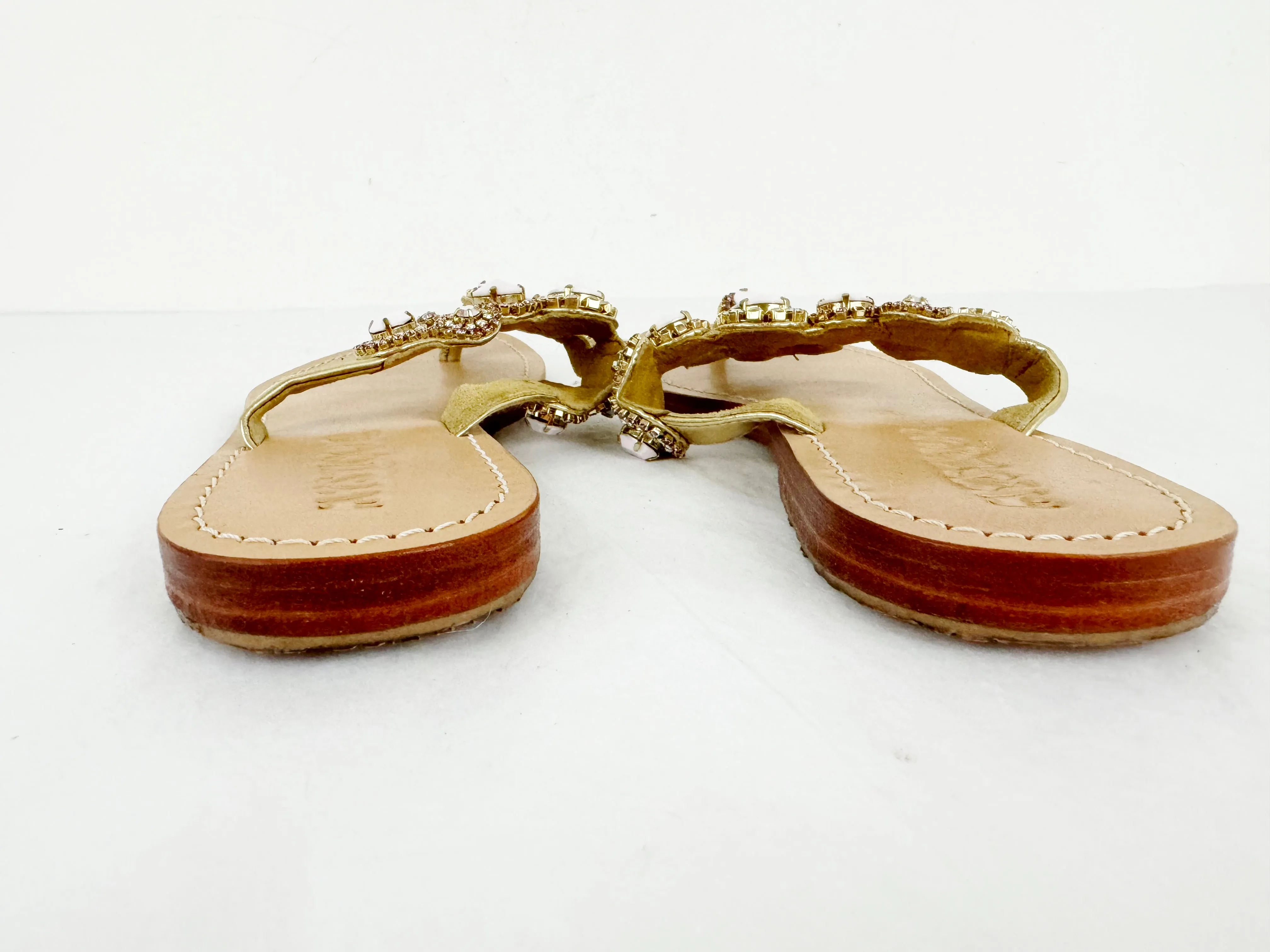 Mystique Jeweled Flip-Flops Size 8