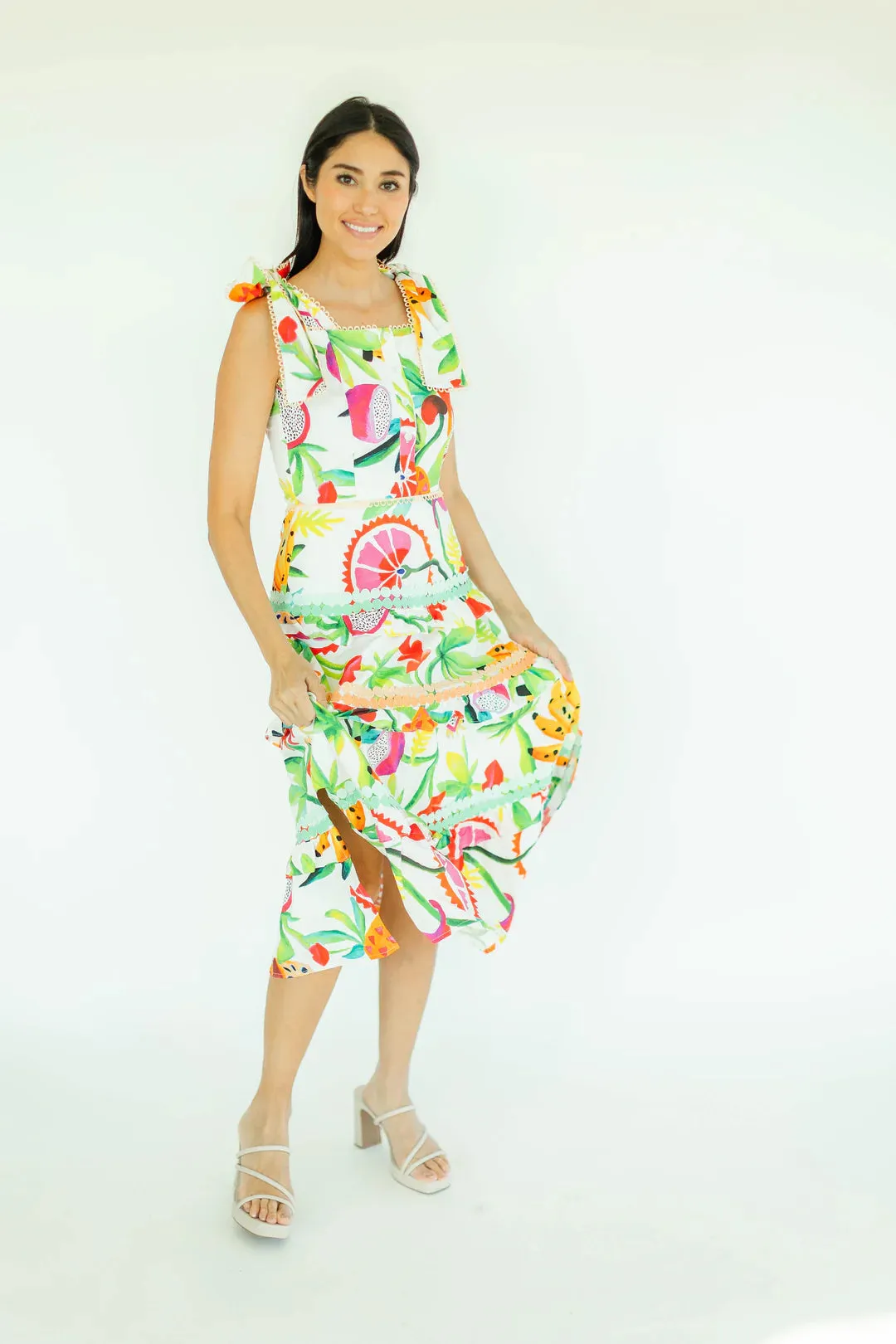 Naomi Maxi Dress - Tropical Breeze