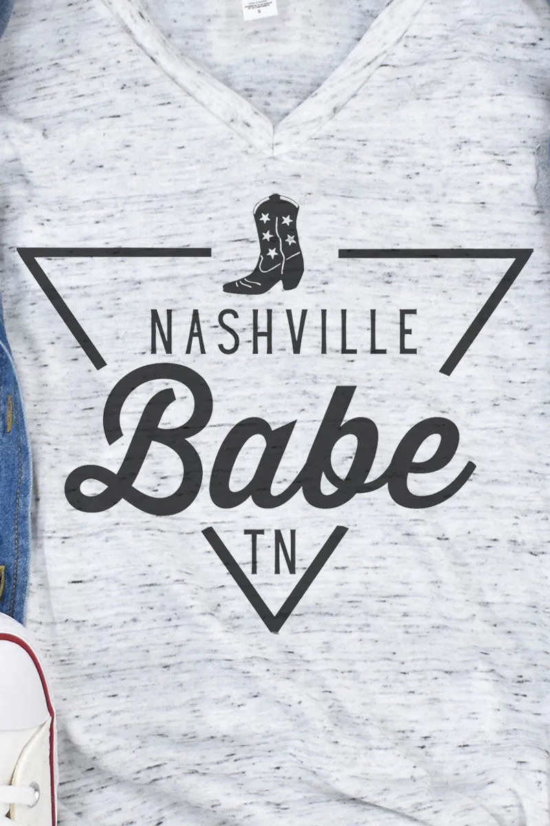 Nashville Babe Unisex V-Neck Tee