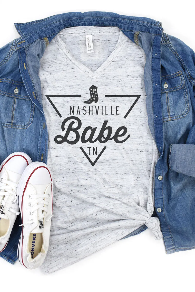 Nashville Babe Unisex V-Neck Tee