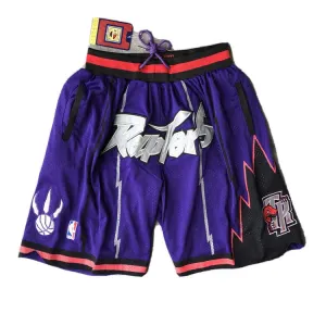 NEW Hardwood Classics NBA Toronto Raptors Replica Basketball Shorts , Men's Sz S, Retails $76