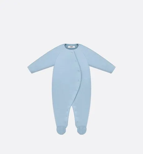 Newborn Gift Set • Sky Blue Cannage Jersey and Cotton Voile