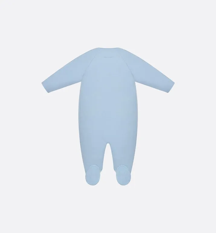 Newborn Gift Set • Sky Blue Cannage Jersey and Cotton Voile
