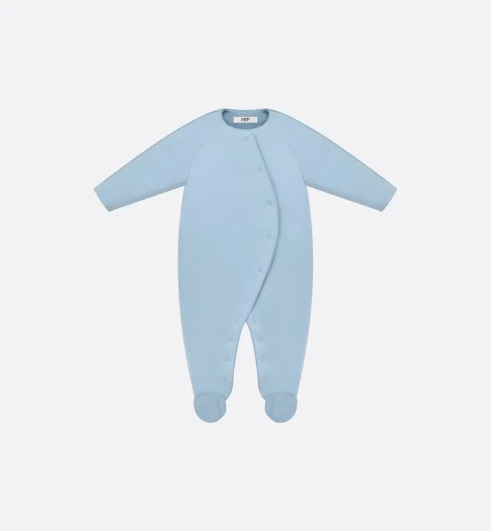 Newborn Gift Set • Sky Blue Cannage Jersey and Cotton Voile