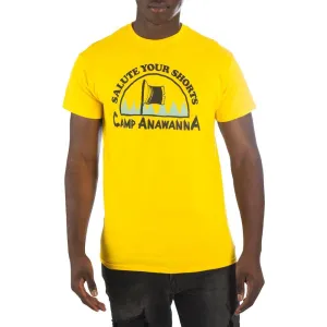 Nickelodeon Salute Your Shorts Camp Anawanna Men's Yellow T-Shirt Tee Shirt
