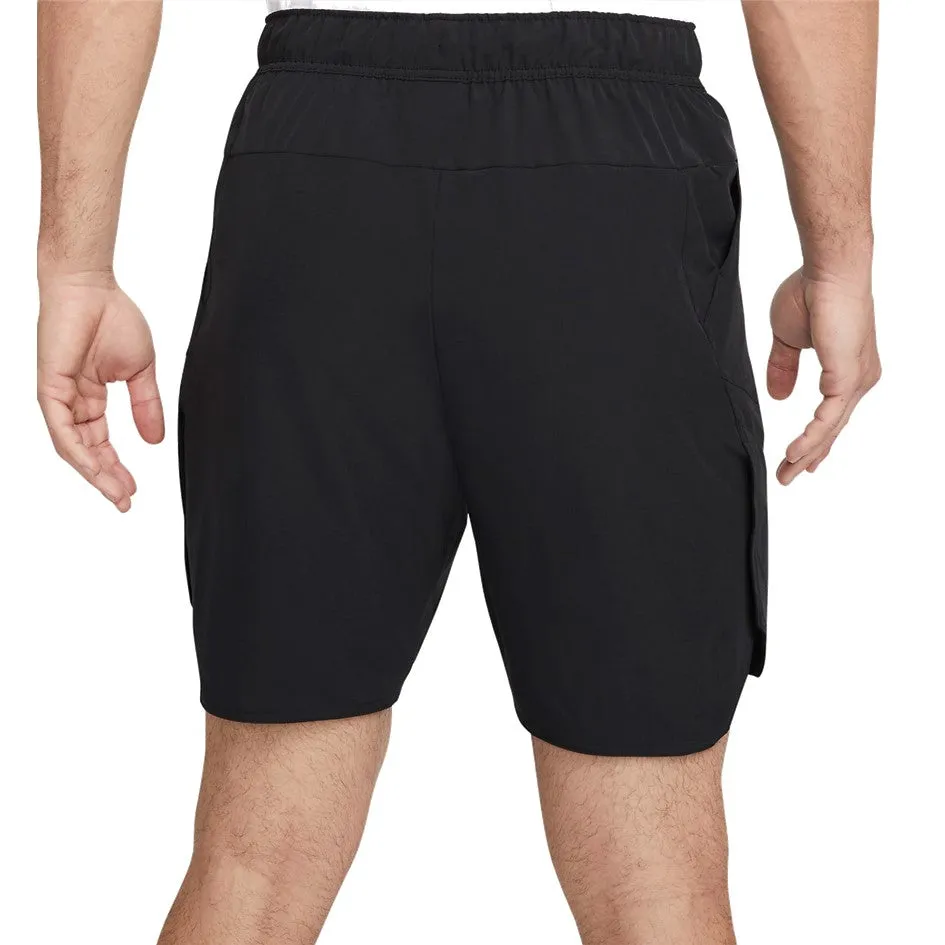 Nike Men's Advantage 9" Black & White Tennis Shorts