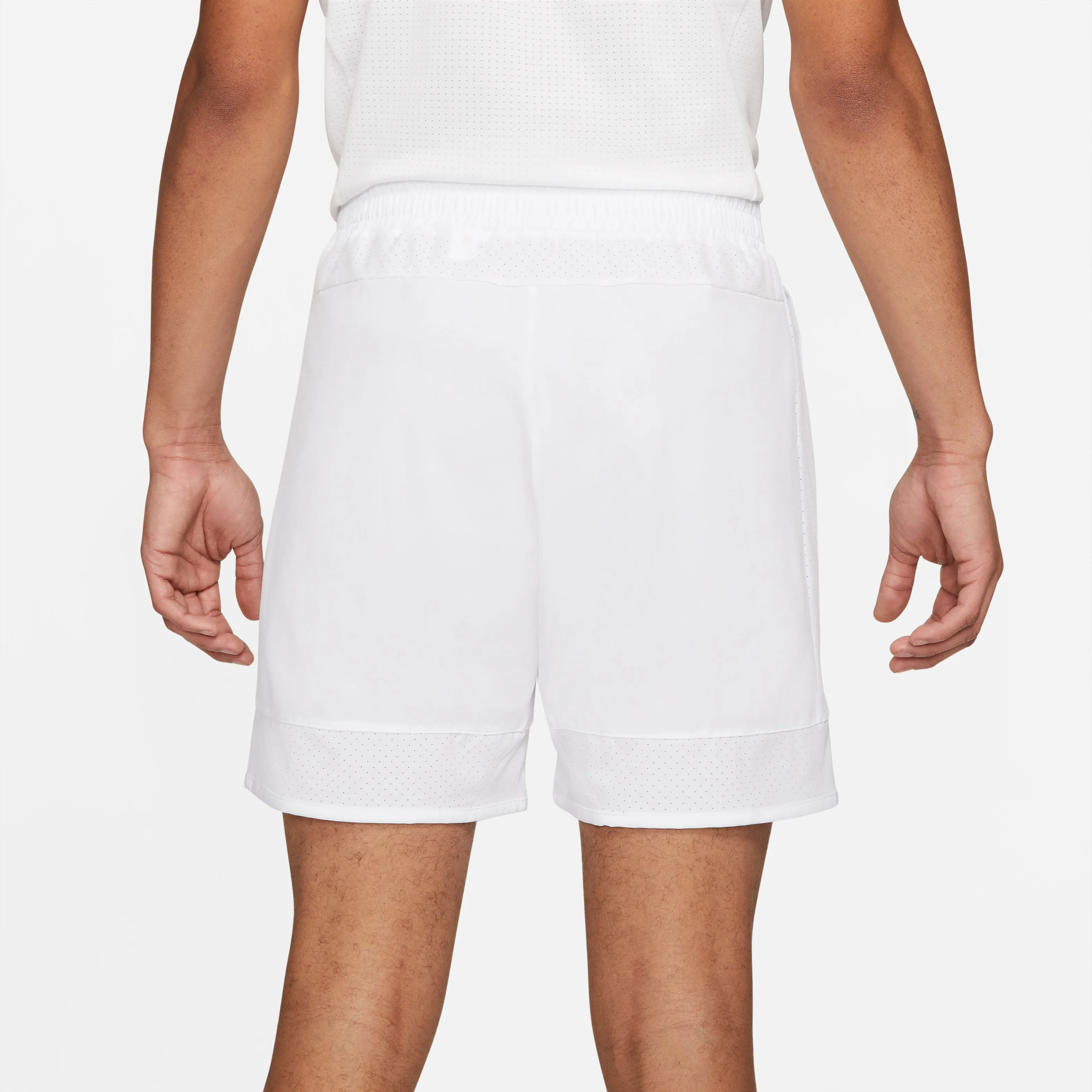 Nike Men's Dri-FIT Rafa Advantage Short 7-Inch (White/Black)