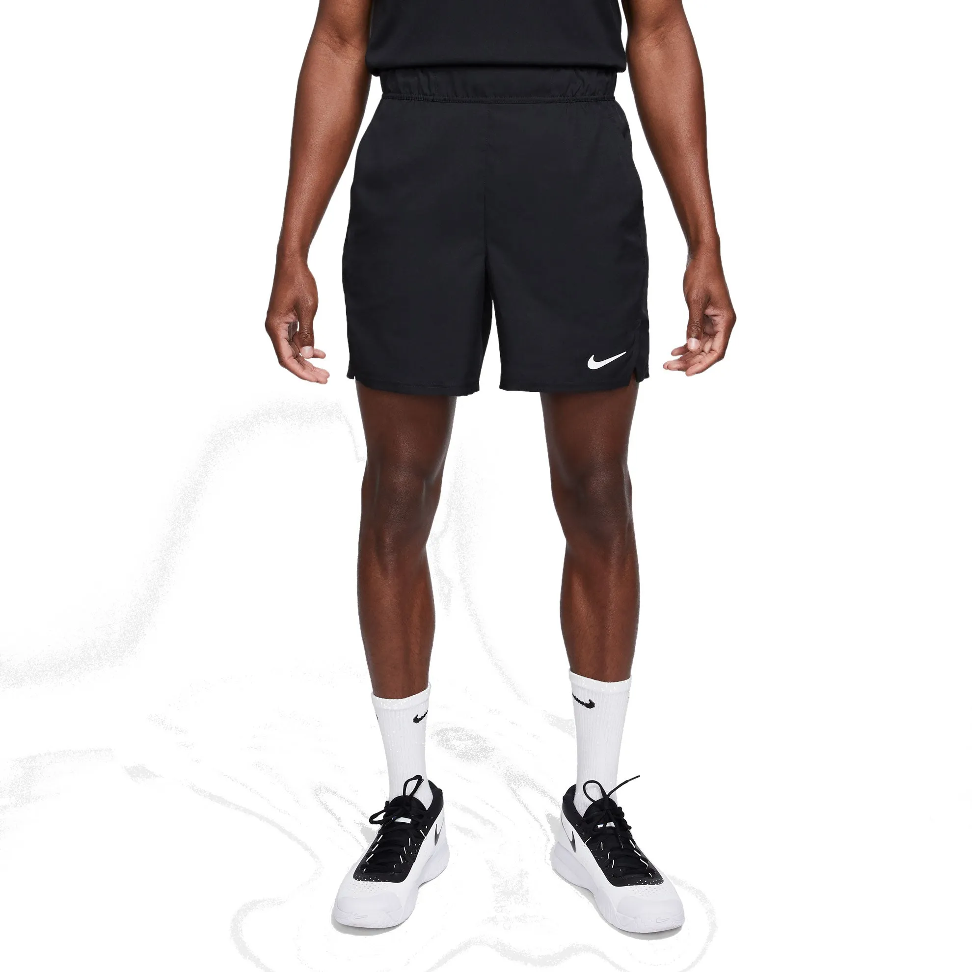 Nike Men's Dri-FIT Victory Short 7-Inch (Black/White)
