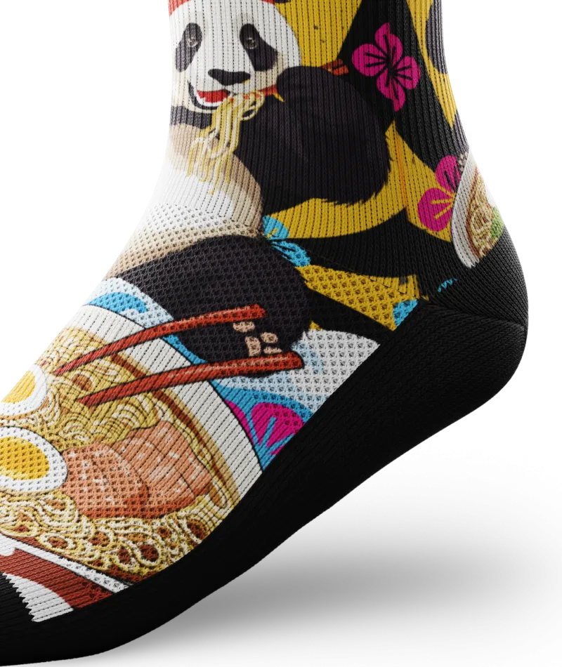 Noodle Ninja Quarter Socks