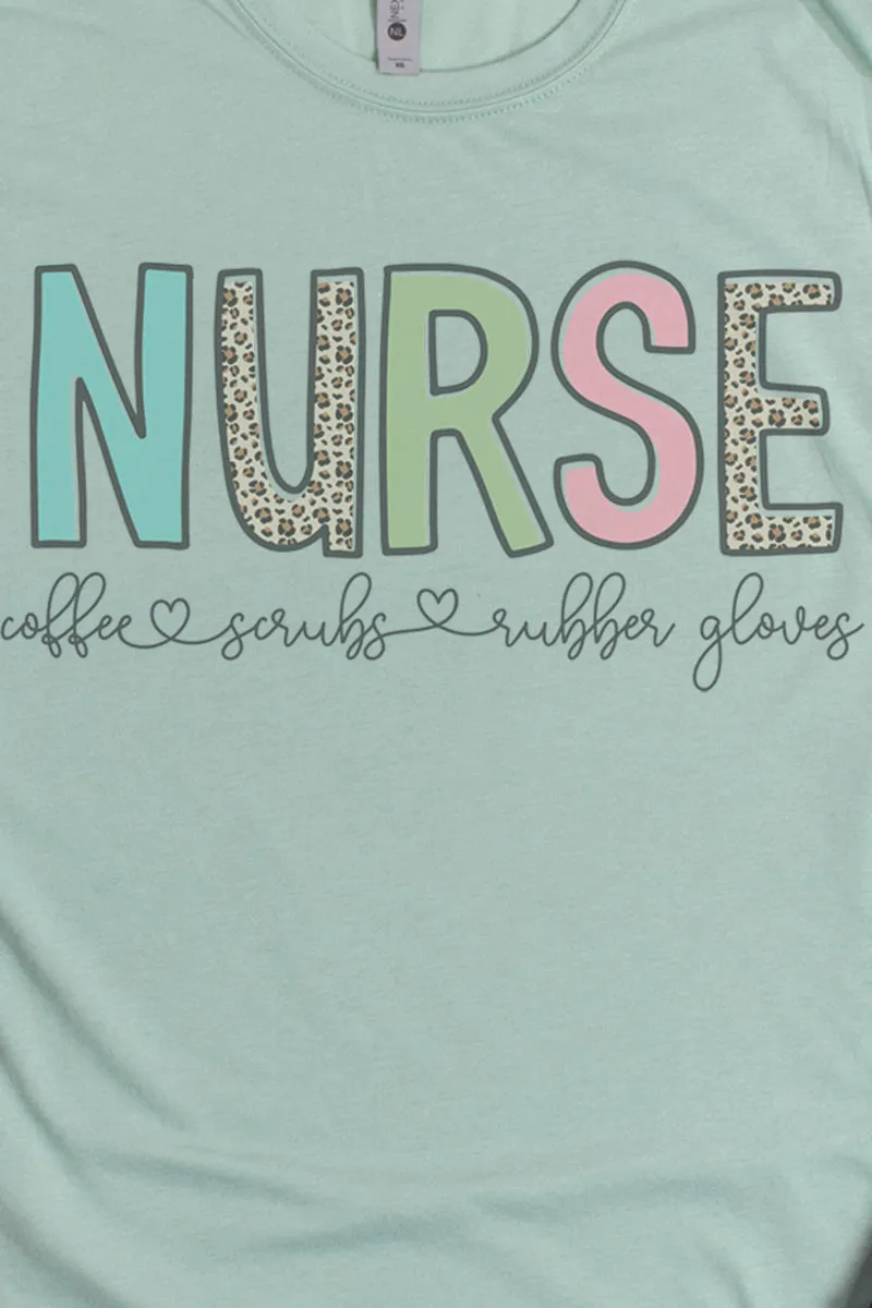 Nurse Colorblock Poly/Cotton Tee