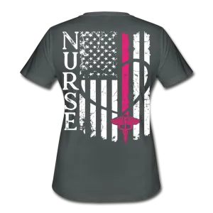 Nurse Flag Women's Moisture Wicking Performance T-Shirt