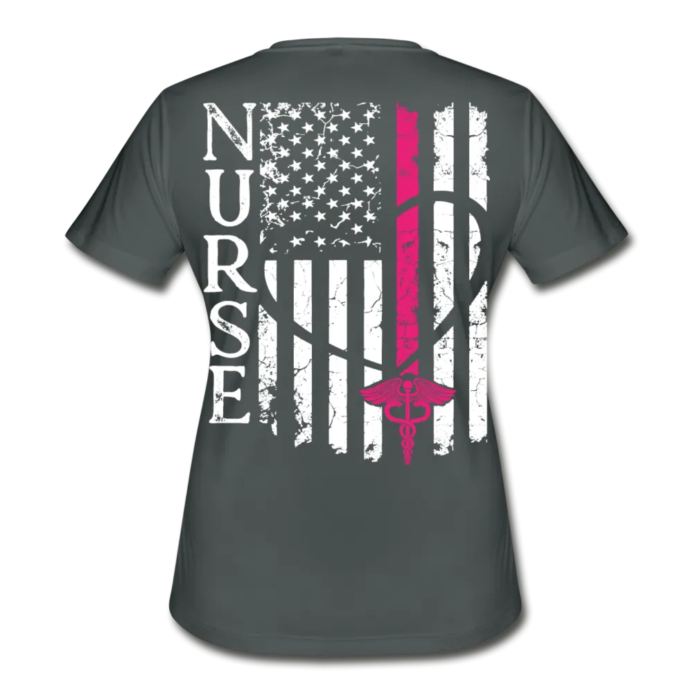 Nurse Flag Women's Moisture Wicking Performance T-Shirt