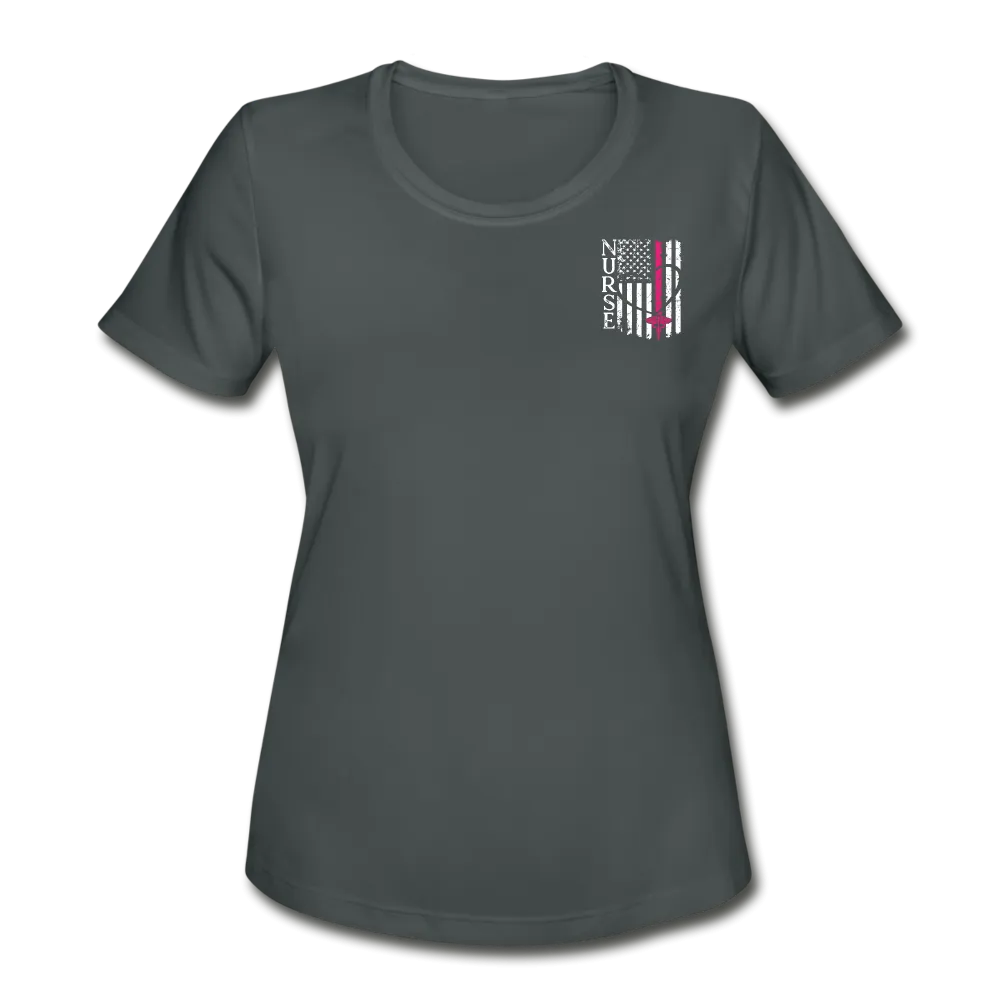 Nurse Flag Women's Moisture Wicking Performance T-Shirt