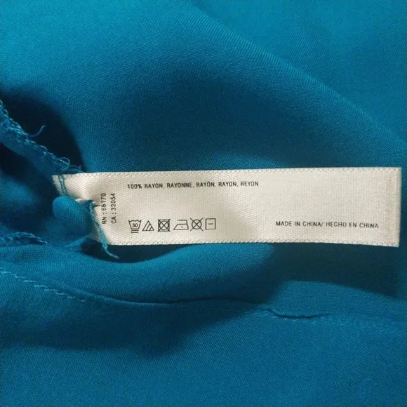 NWT Anthropologie Mermaid Sea Teal Blue Macrame Maxi Dress XS
