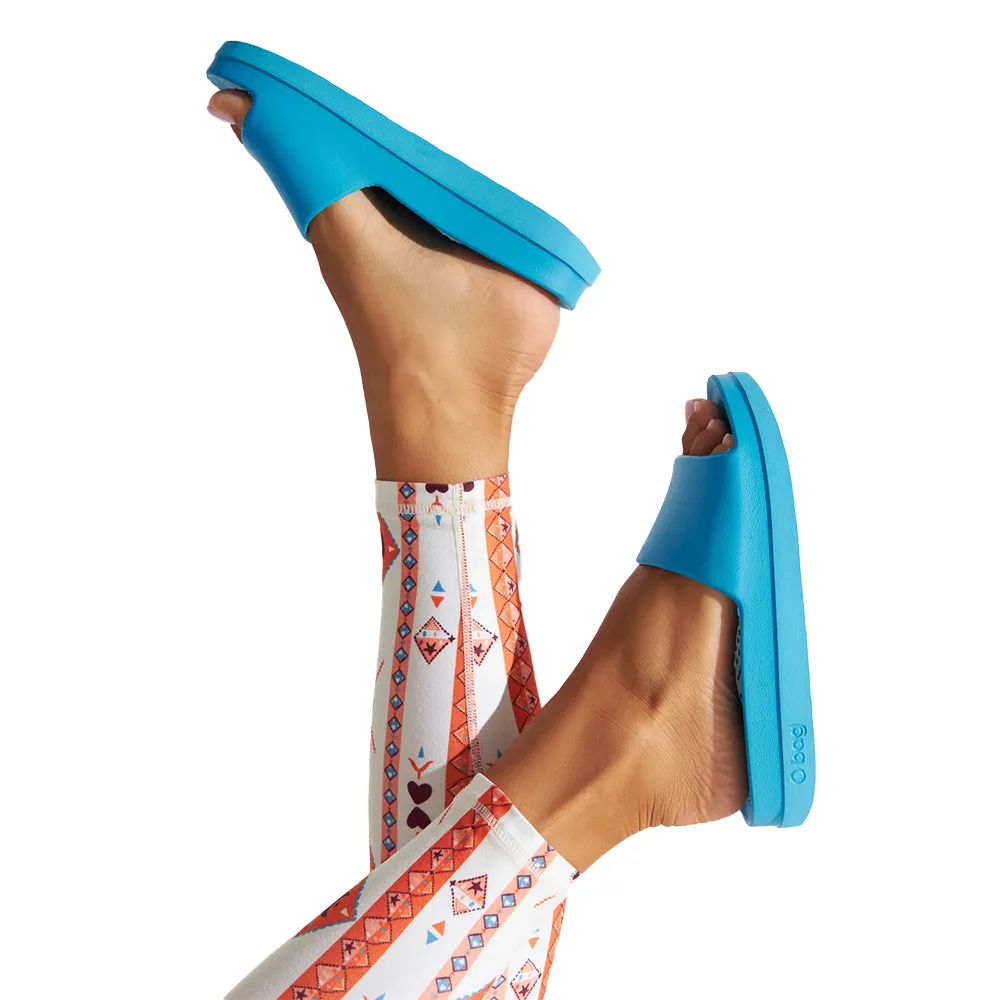 O SLIPPERS Women Slippers in Aqua