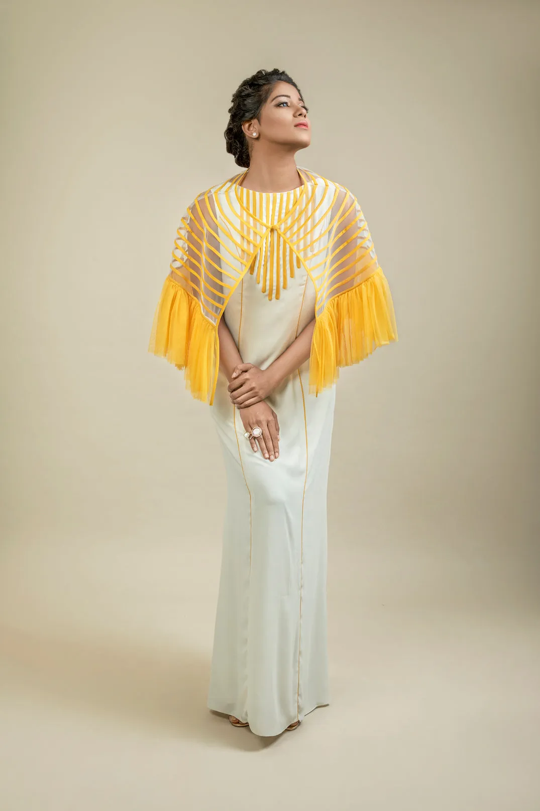 Off-White Long Dress
