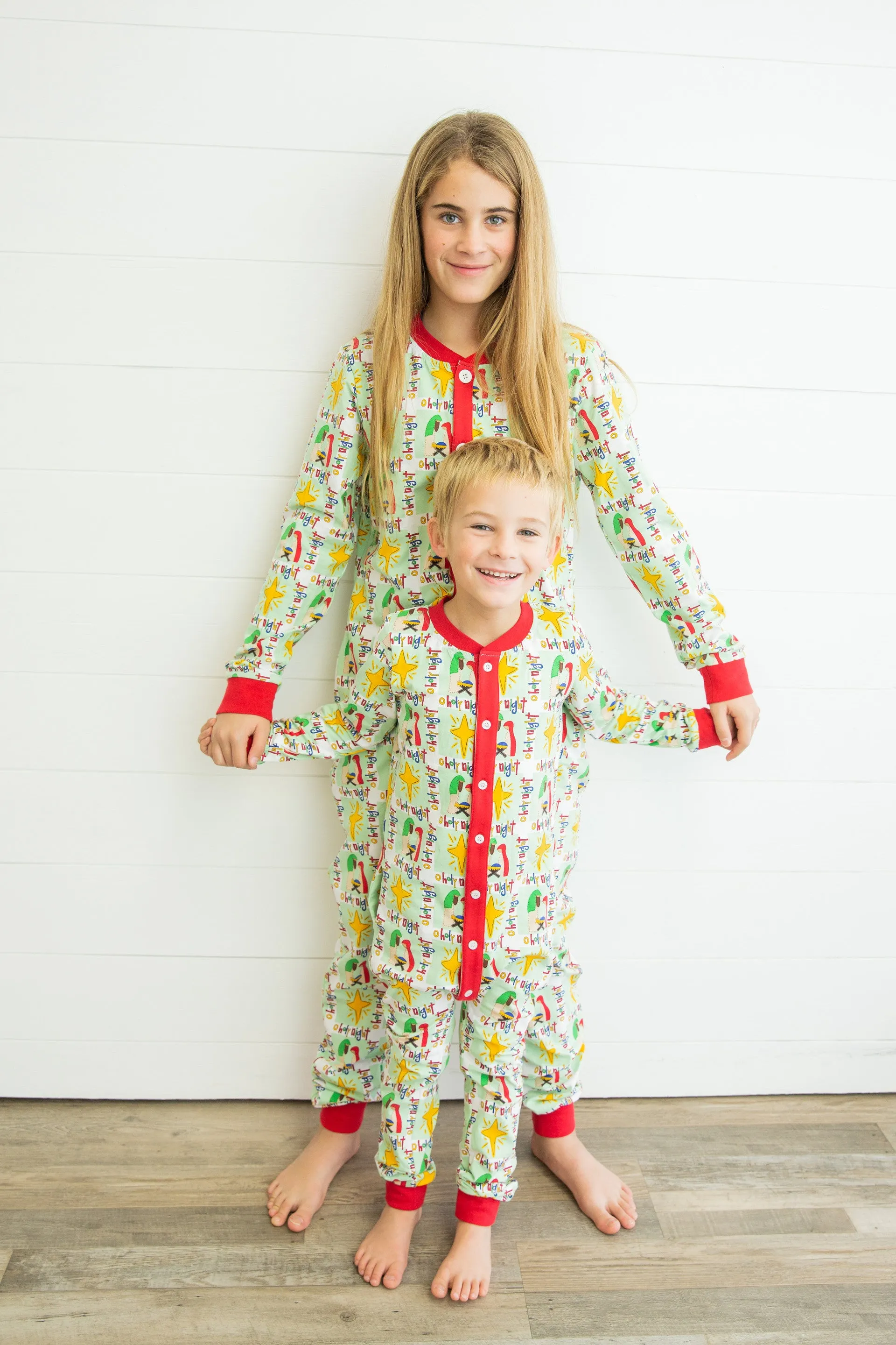 Oh-Holy Night Youth Family Matching Pajamas