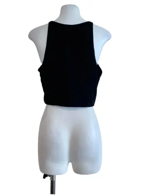 Olive Green Sleeveless Tank Top OSN