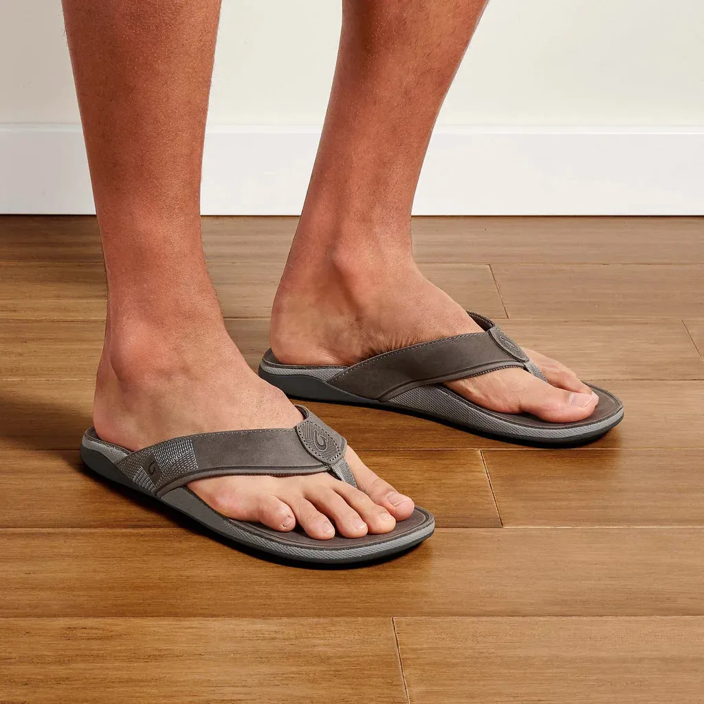 Olukai Mens Tuahine Stone Sandal