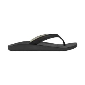 OluKai Women's Southshore Waterproof Leather Sandals - Lava Rock