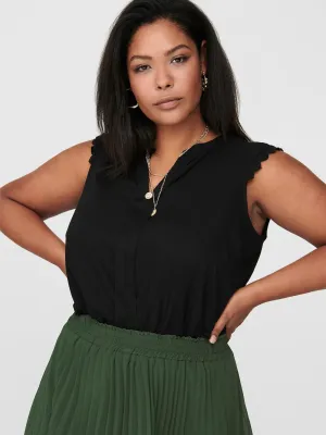 Only Carmakoma Mumi Blouse in Black