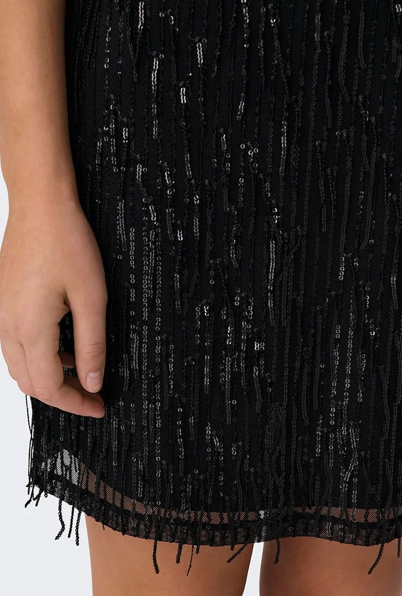 ONLY SPACY STRAP SHORT DRESS