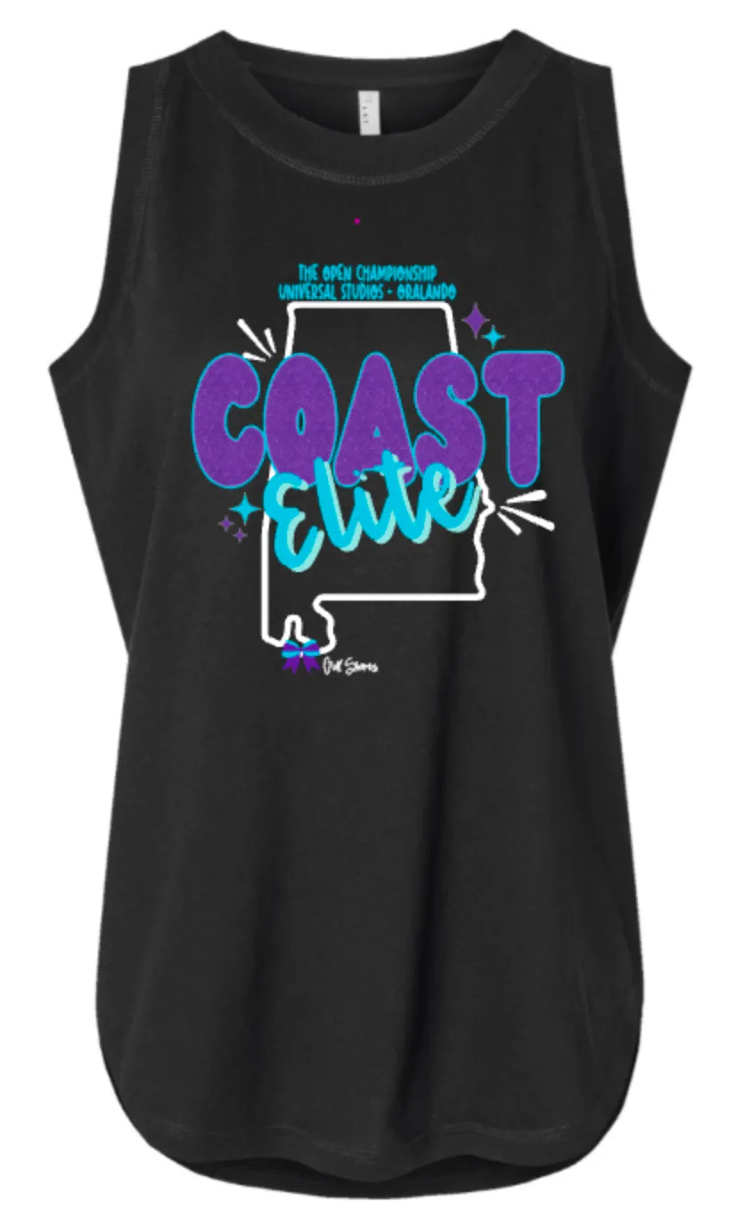 Open Championship COAST State Black Tee | Tank (Youth and Adult)