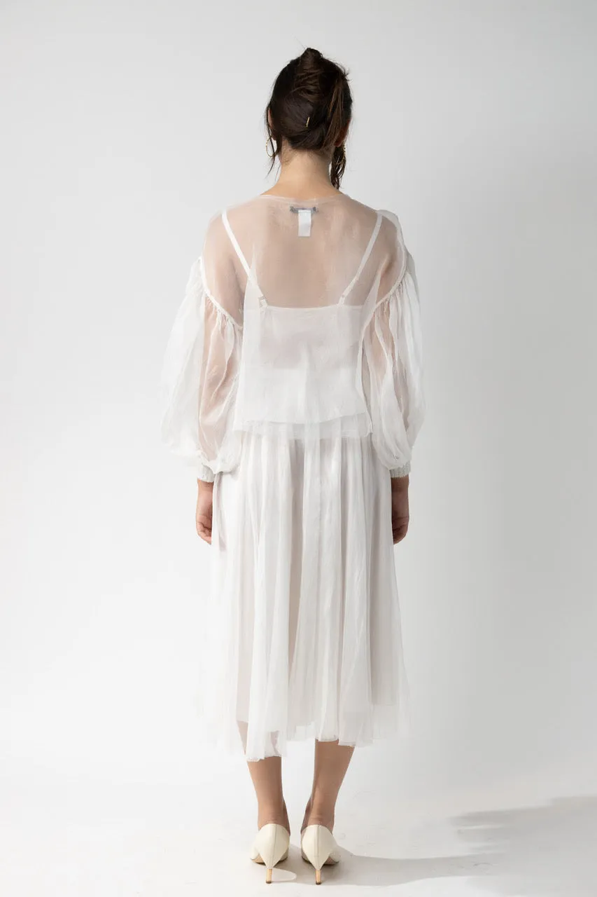 Organza Maxi Skirt