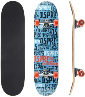 Osprey Beginners Double Kick Trick Skateboard - Repeat