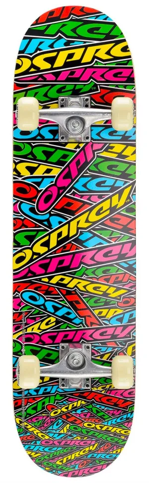 Osprey Stickers Complete Skateboard - 8.0"