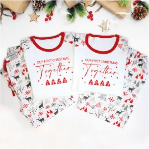 Our First Christmas Together Couple Christmas Pyjamas