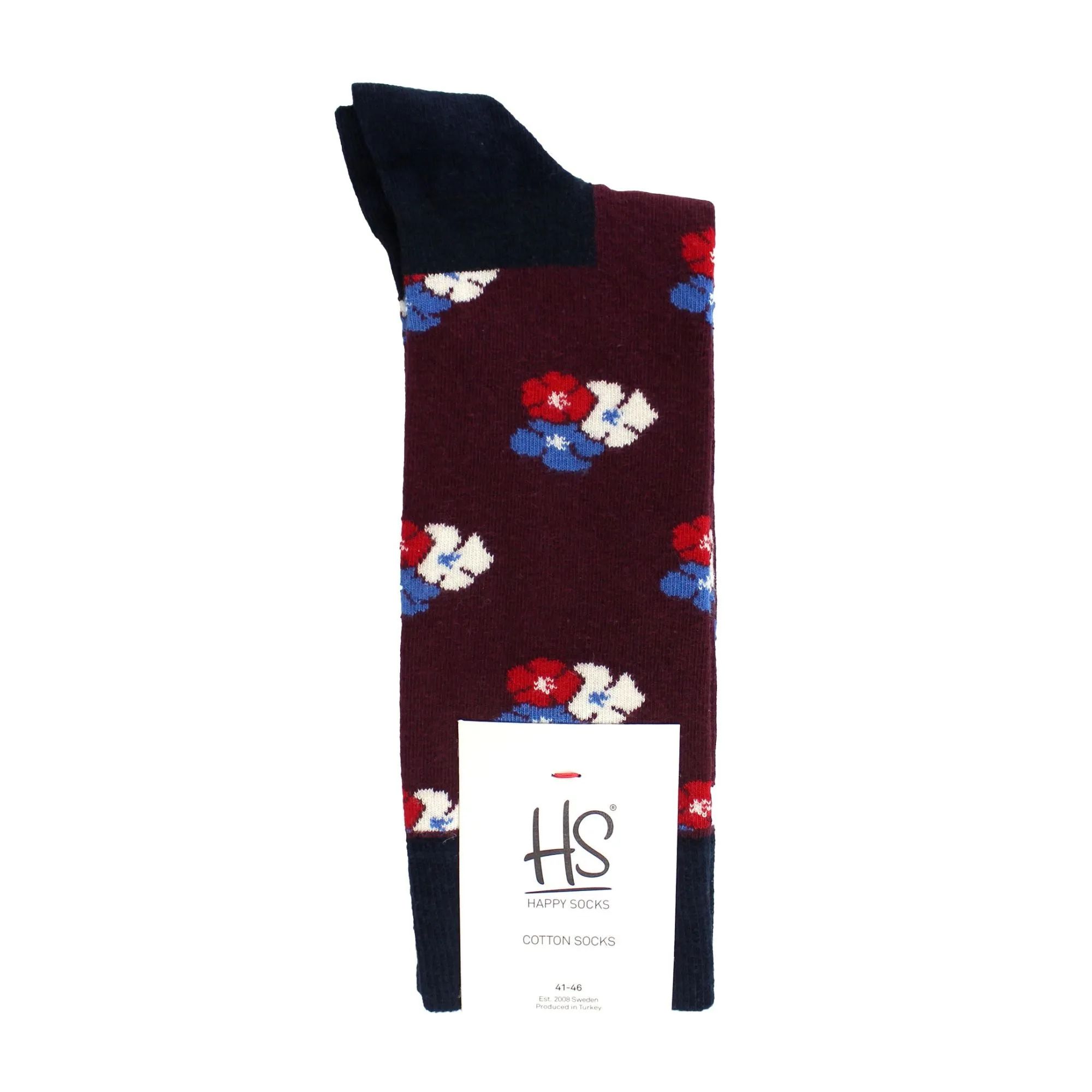 Pack of 3 Floral Mens Dress Socks | Classic Flower Socks