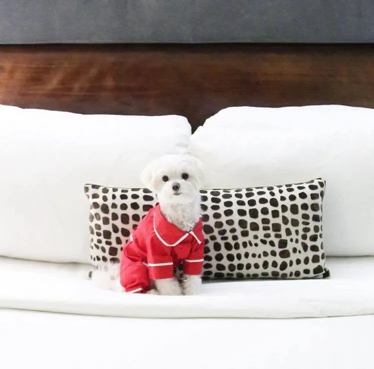 Pajamas - Red Poplin