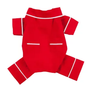 Pajamas - Red Poplin