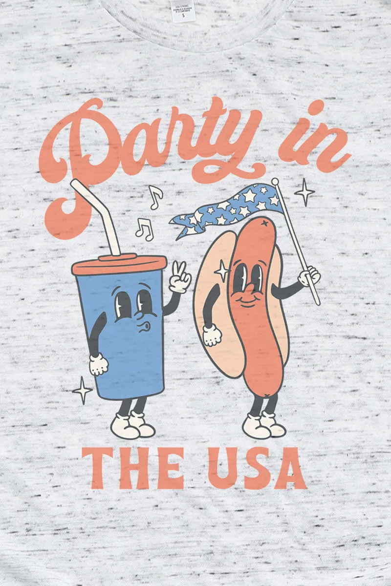 Party In The USA Short Sleeve Tee
