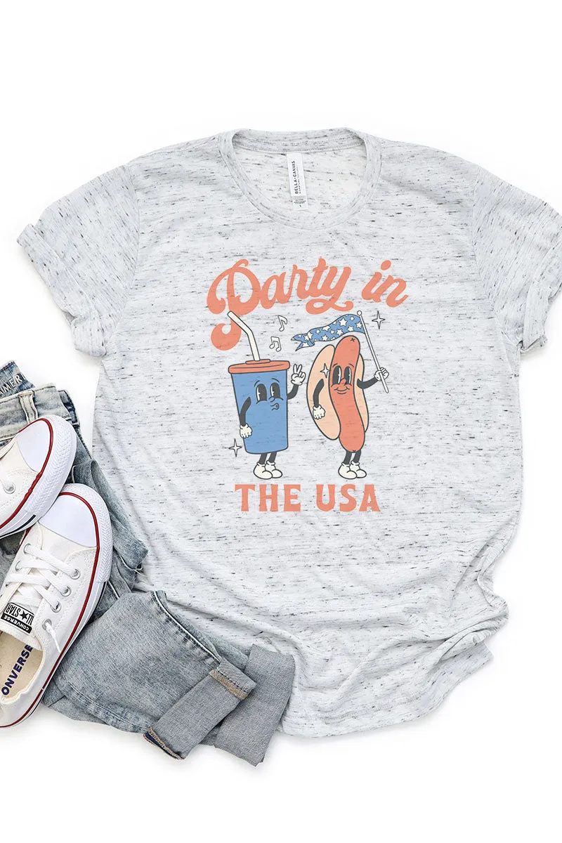 Party In The USA Short Sleeve Tee