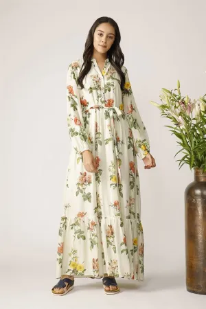 Payal Pratap   -   Vitis Floral Dress  Morning Glory