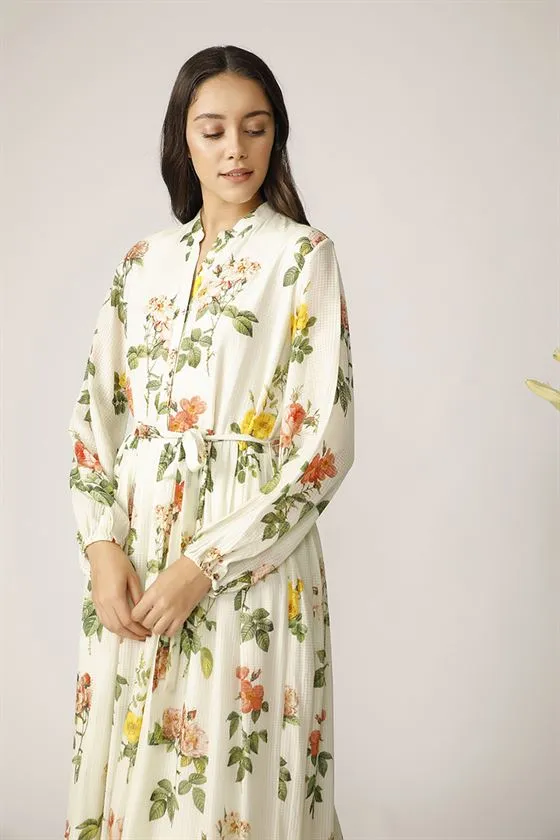 Payal Pratap   -   Vitis Floral Dress  Morning Glory