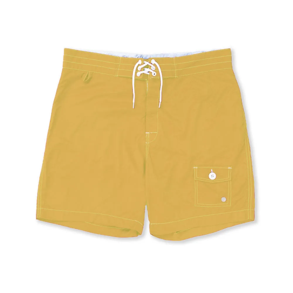 Penfield Men's Yellow Greenbay Board Shorts NWT