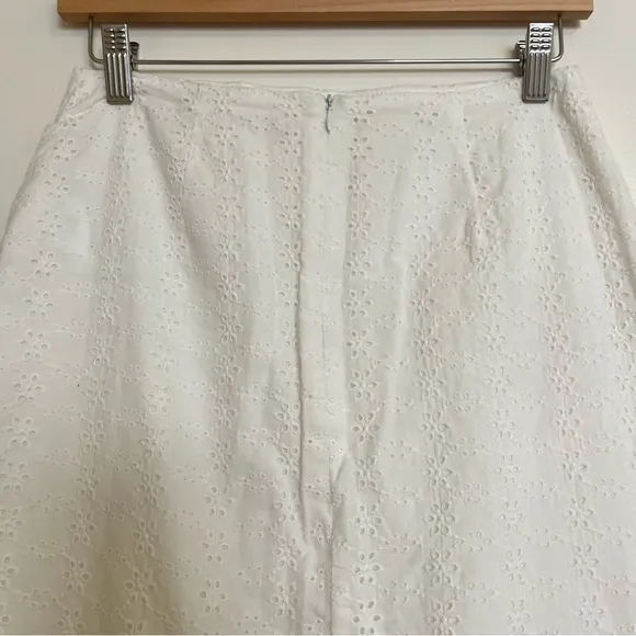 Peppermayo Exclusive Georgia Peaches Broderie White Cotton Eyelet Maxi Skirt 2