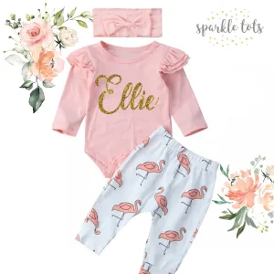 Personalised Baby Girl Outfit