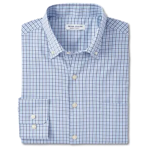 Peter Millar - Chelan Performance Twill Sport Shirt - Cottage Blue