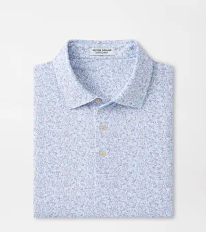 Peter Millar - Dazed and Transfused Performance Jersey Polo - White/Lavender Fog