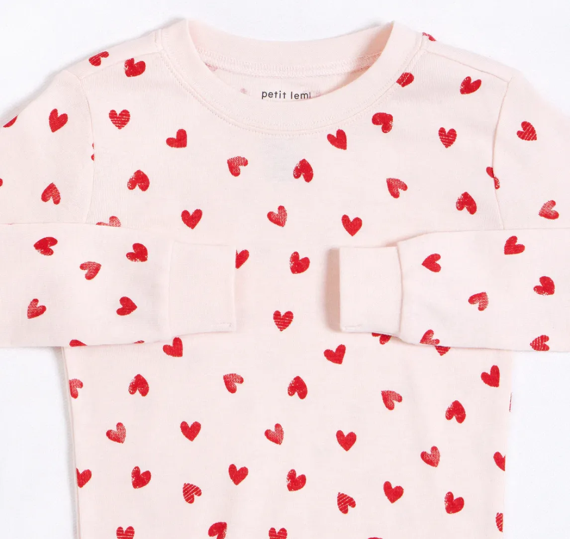 Petit Lem Heart Pyjamas