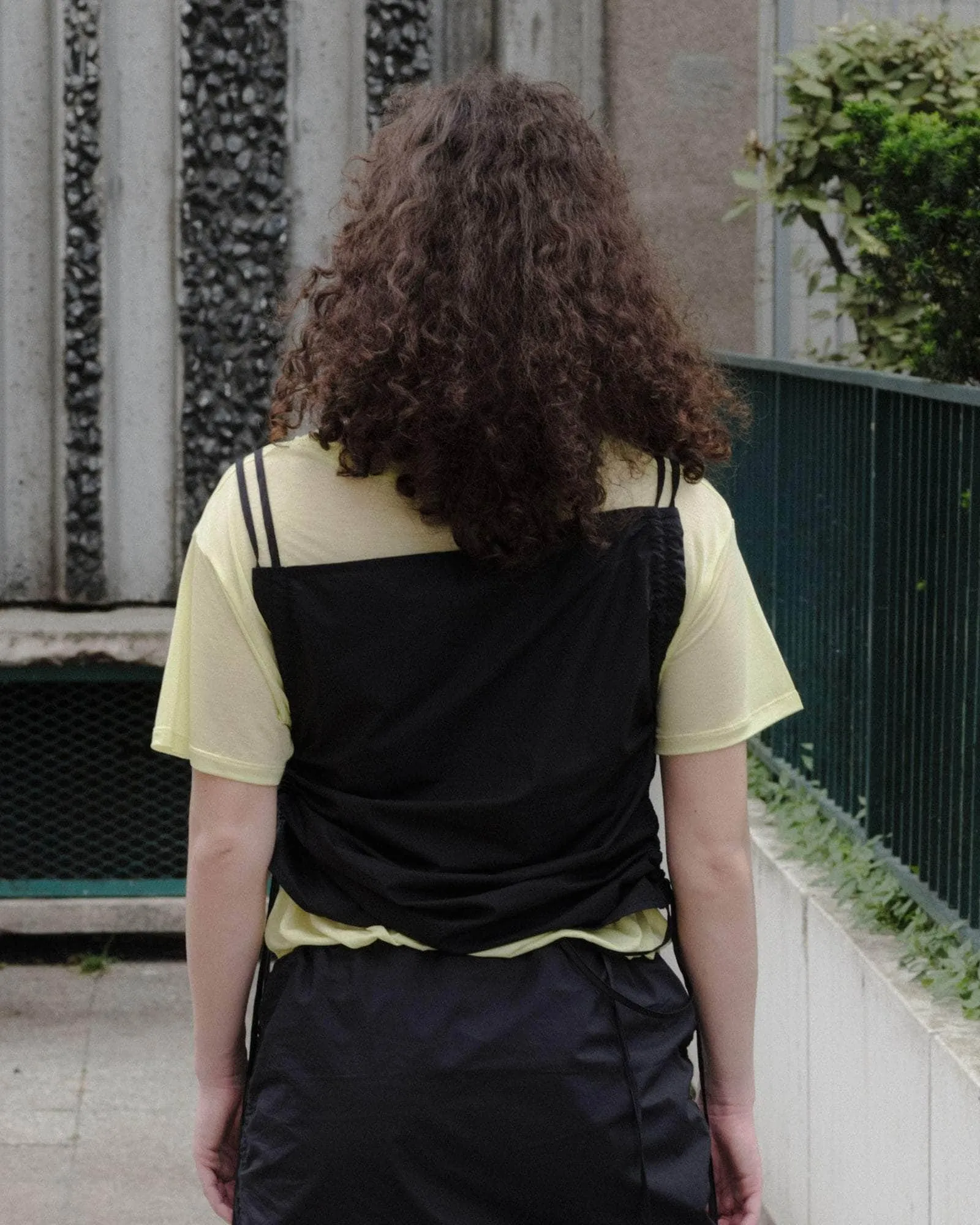 Pictorial Strap Top