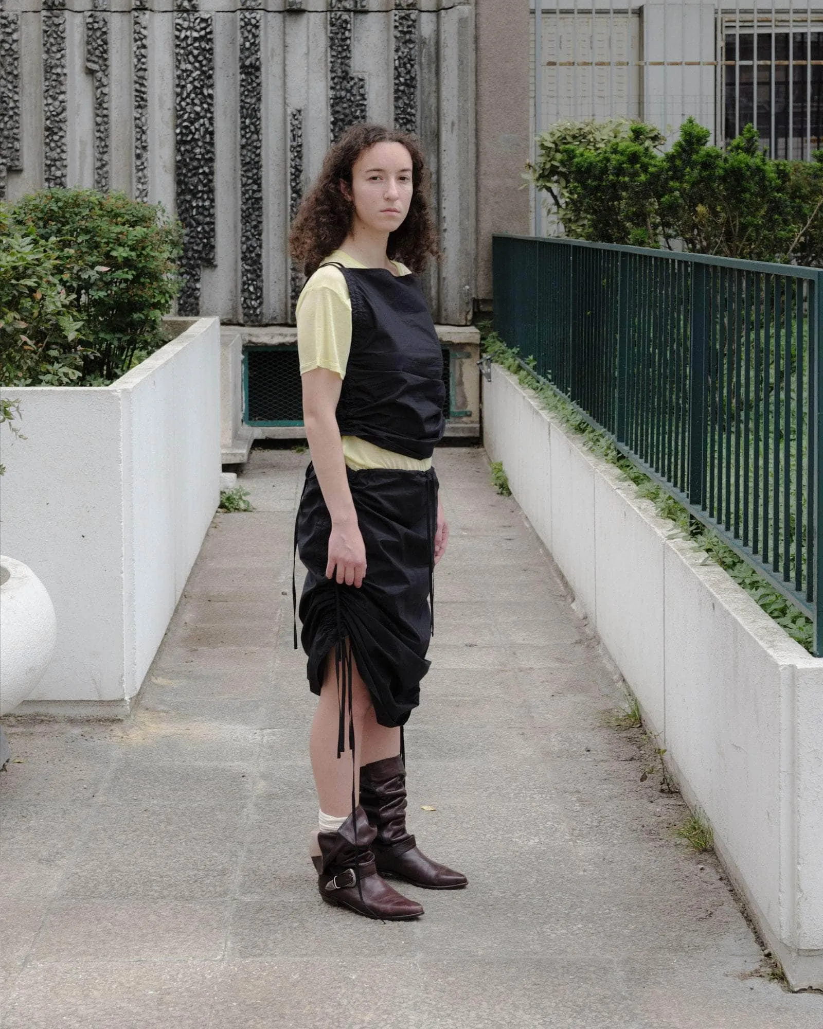 Pictorial Strap Top