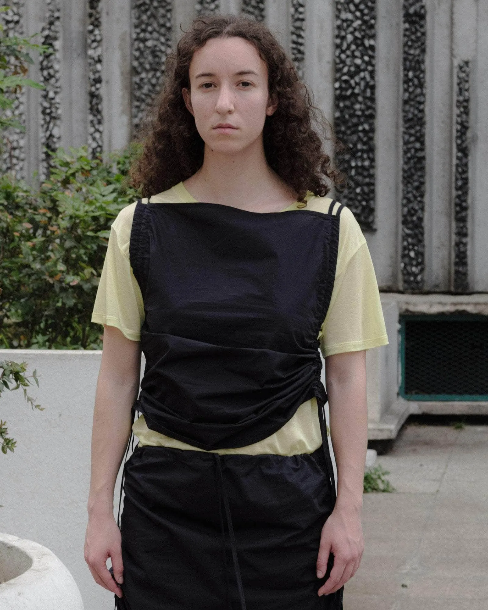 Pictorial Strap Top